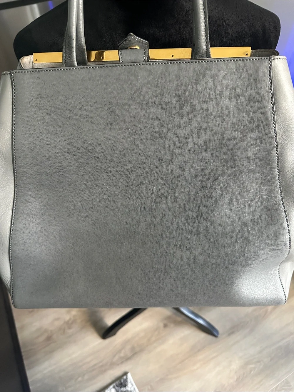 Fendi 2Jours Leather Satchel